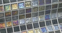 Мозаика Cuarzo Anti с чипом 2,5x2,5 глянц, 31,3x49,5