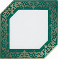 Декор Клемансо зеленый, 15x15 6,9 мм, арт. HGD/D250/18000