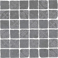 Декор Про Фьюче серый темный мозаичный мат, 30x30 9 мм, арт. SBM007/DD640520