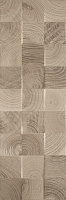 Плитка Daikiri Brown Wood Kostki Struktura глянц, 25x75 8 мм