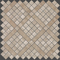Мозаика Marvel Travertino Silver Diagonal Mosaic глянц, 30,5x30,5 0-0 мм, арт. 9MVB