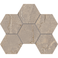 Мозаика Beige BR02 Hexagon мат 25x28,5 арт. 67340