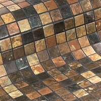 Riverstone. Мозаика с чипом 2,5x2,5 (лист - 31,3x49,5)