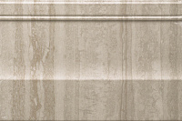 Плинтус Marvel Travertino Silver Alzata глянц, 20x30,5 0-0 мм, арт. LVAV