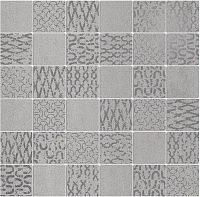 Декор Про Дабл серый мозаичный мат, 30x30 9 мм, арт. DD201120\MM