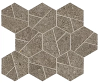Мозаика Boost Stone Taupe Mosaico Hex мат 25x28,5 арт. A7CX