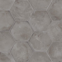 Керамогранит Terra Antracite Esagonо мат, 25x21,6