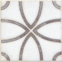 Вставка Амальфи орнамент коричневый STG\A405\1266 (9,9x9,9)