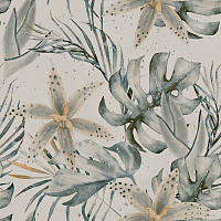 Керамогранит HELSINKI HLSBD BIANCO DECOR GARDEN RETT мат, 100x100