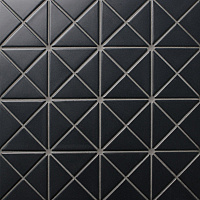 Мозаика BLACK Сетка мат, 25,9x25,9 6 мм