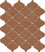 Мозаика Арабески Марокко коричневый глянц 26x30 7 мм арт. KM2630M0020N