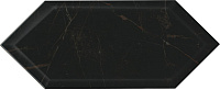 35010 Келуш грань черный глянцевый. Настенная плитка (14x34)