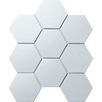 Мозаика Hexagon big White Matt FQ31000/SBH1005 мат 25,6x29,5 6 мм арт. С0002907