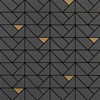 Мозаика Eclettica Anthracite Bronze мат, 40x40 6 мм, арт. M3JD