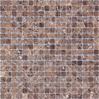 Мозаика Emperador Dark MAT 15x15x4 мат, 30,5x30,5 4 мм