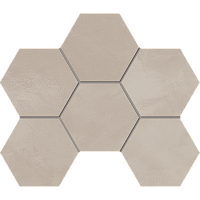 Мозаика GF02 Hexagon мат 25x28,5 10 мм арт. 70434