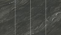 Керамогранит Marvel Diva Black Tempest Silk Kit Endless сатин 120x278 6 мм арт. AYWB