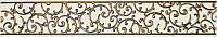 Анастасия орнамент кремовый1504-0132. Бордюр (7,5x45)