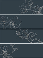 Декор Ekzotic bloom мат, 90x120 9 мм
