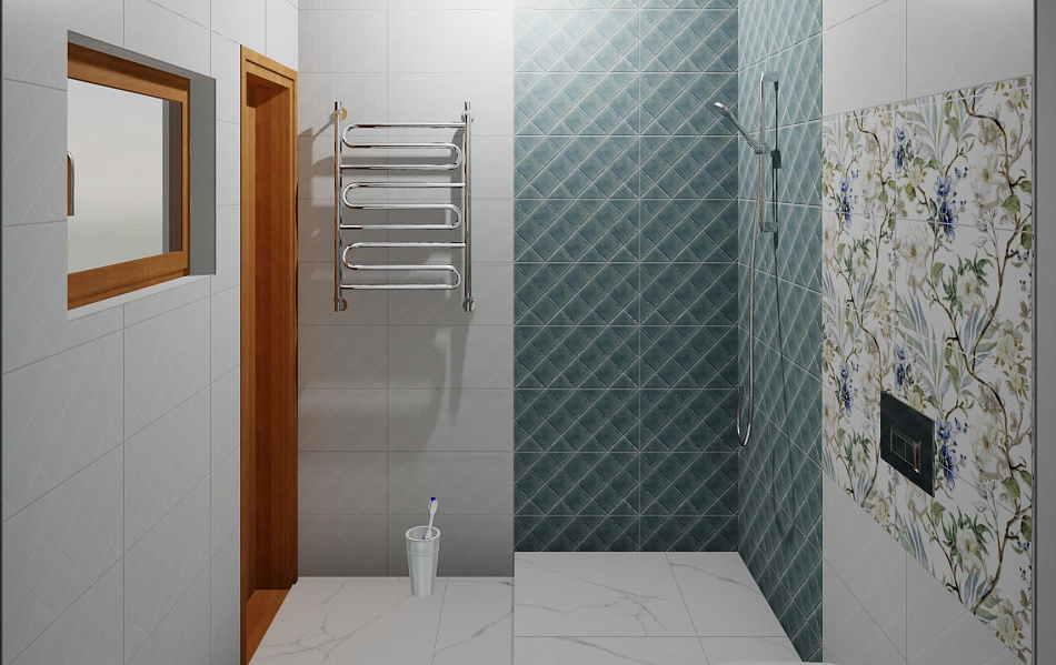Готовый интерьер к коллекции Alma ceramica Salvia (~45 000 ₽)