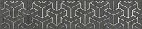Бордюр Ломбардиа антрацит мат, 5,4x25 8 мм, арт. AD/D569/6400