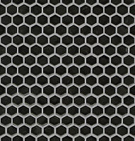 Мозаика Air Hexagon Black Matt мат, 27,2x30,4 8 мм, арт. L241713451