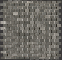 Мозаика Brickell Grey Brick Mos Gloss глянц, 30x30, арт. fNWQ
