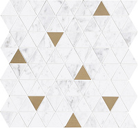 Мозаика Allmarble Wall Altissimo SatMosaico Tria мат, 40x43 6 мм, арт. M8H0