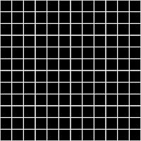 Мозаика Темари черный матовый мат, 29,8x29,8, арт. 20071N