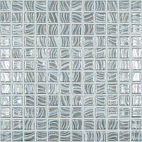 Мозаика Glitter Grey №7804 на сетке глянц 25x25 4 мм арт. С0006240