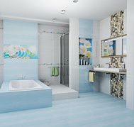 Porto Water Garden_Blue Garden, Коллекционная керамическая плитка