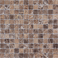 Мозаика Emperador Dark MAT 23x23x4 мат, 29,8x29,8 4 мм
