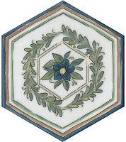 Декор Флорентина 1 глянцевый глянц, 20x23,1 6,9 мм, арт. VT/A536/24035