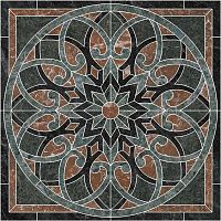 Панно Риальто наборный лаппатированный лап, 120x120 11 мм, арт. ID110