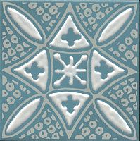 Декор Бахия 2 бирюзовый мат 9,8x9,8 7 мм арт. KMD3STA020GN