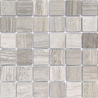 Мозаика Travertino Silver MAT 48x48x7 мат, 30,5x30,5 7 мм