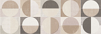 Декор DEC CIRCLES WARM BRILLO, 25x75, арт. 78797054