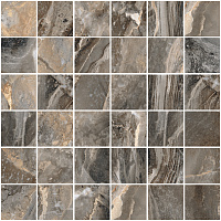 Мозаика MarbleSet Оробико Темный Греж 7ЛПР 5х5 лап, 30x30 9 мм, арт. K9513688LPR1