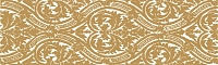 Бордюр Delicate Gold listwa Arabeska мат, 15x50