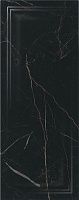 Плитка Алькала черный панель глянц, 20x50, арт. 7201