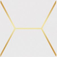 Декор Витраж белый глянц, 15x15 6,9 мм, арт. OP/A181/17063