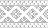 Декор Elegance серый 01 глянц, 30x50 7 мм, арт. 010301002098