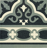 PT01979 Cenefa Florentine Black. Настенная плитка (20x20)