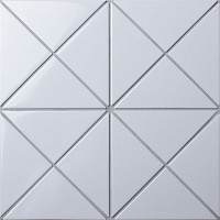 Tr White Glossy CZG241B-A. Мозаика (26,2x26,2)