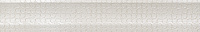 Бордюр List Toussete White мат, 4,8x30