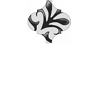 Декор Арабески глянцевый орнамент глянц, 6,5x6,5 7 мм, арт. OS/A33/65000