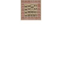 Вставка Виченца золото, 4,9x4,9 6,9 мм, арт. AD/B312/5246