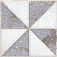 Вставка Амальфи орнамент коричневый STG\A407\1266 (9,9x9,9)