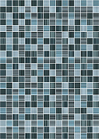 Motive синяя MFM341D. Настенная плитка (25x35)
