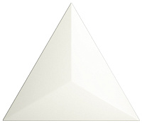 218241 Traingle Level White Matt. Настенная плитка (15x17)